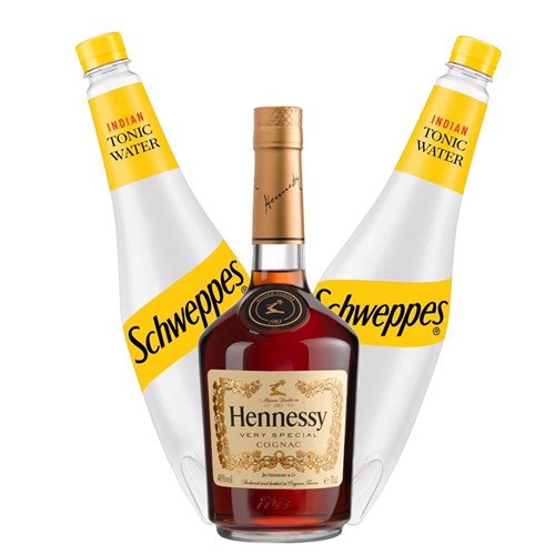 Hennessy VS 3star Cognac with Tonic Mixer